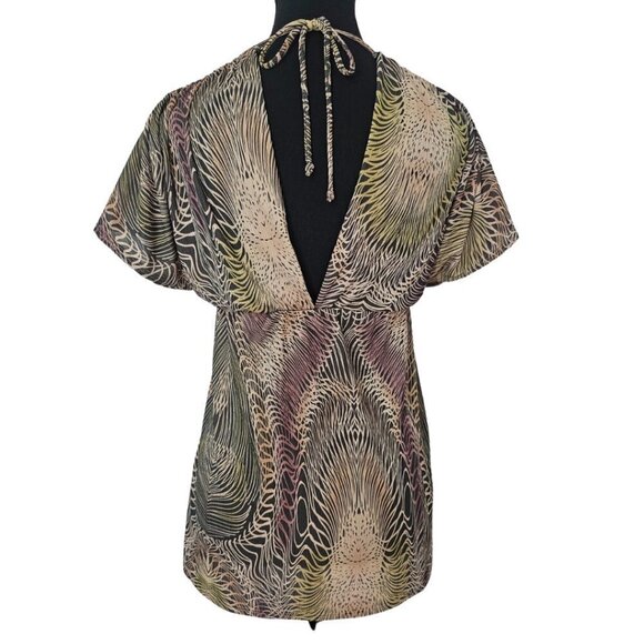 Charlotte Russe Women's V-Neck Flowy Tunic Top, Size Small - Picture 2 of 10